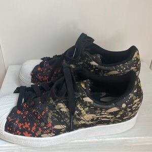 Adidas Superstar Sneakers Paint Splatter